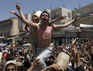 Protests in Ymen on March 21