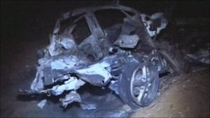 Car destroyed in Sudan in Israel attack