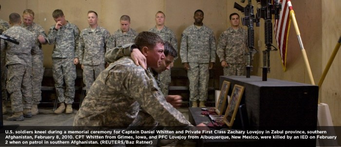 American soldiers killed in Afghanistan