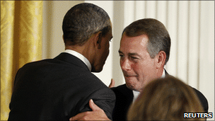 Mr Obama and Mr Boehner