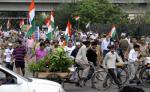 Protesting Anna arrest in various cities of India -Delhi, Rasta Roko