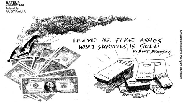 Dollar loses to Gold