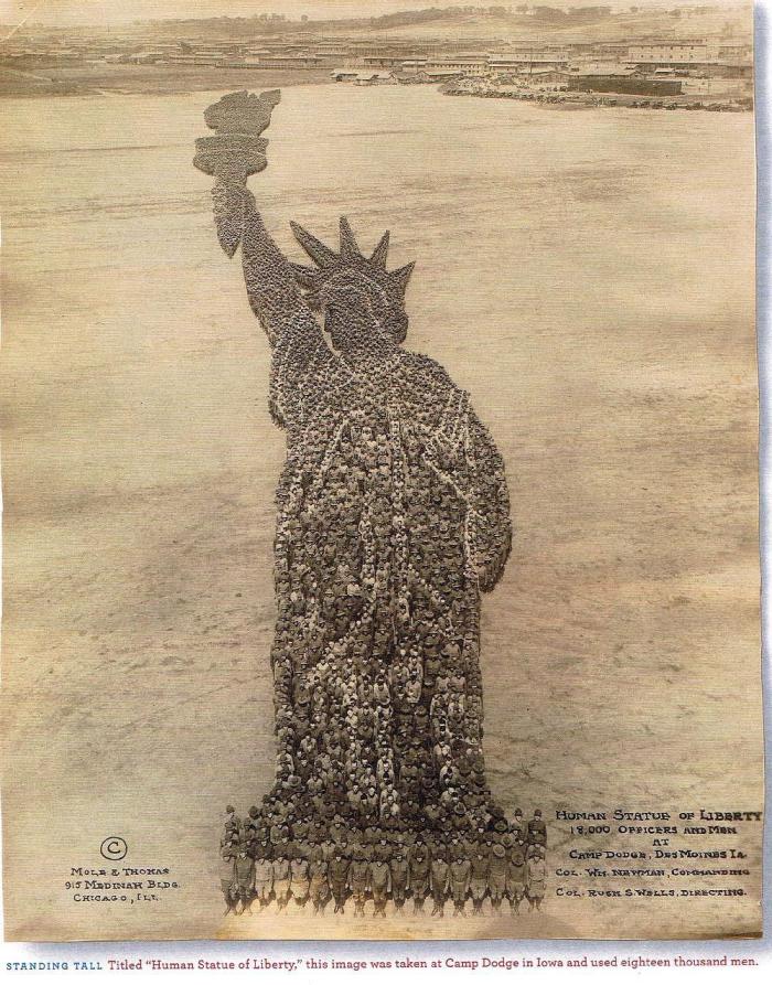 18000 men of Statue of Liberty