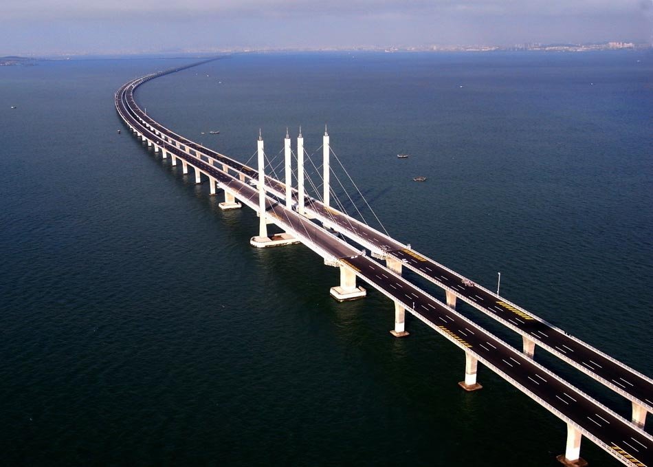 Qingdao Jiaozhou Bay Bridge, China