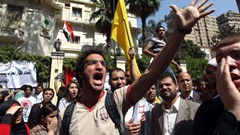 Egyptians protest at Saudi embasy