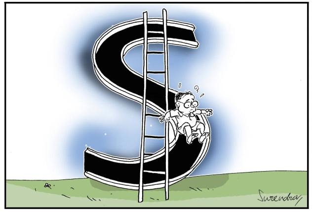 Rupee slide