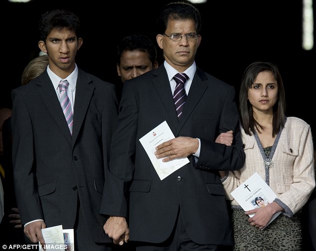 Jasintha's husband and children