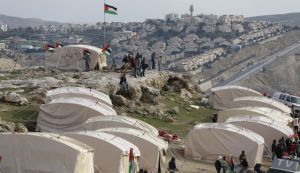 Protesters' tents -Photo: Haaretz