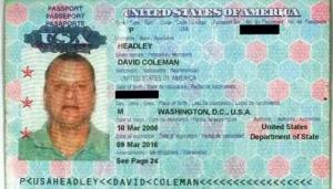 Headley passport issued by the U.S.A -The Hindu