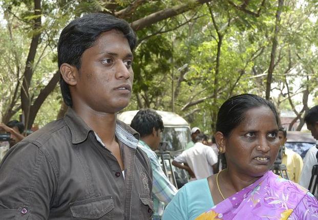 Ilavarasan with his mother on Jun 6
