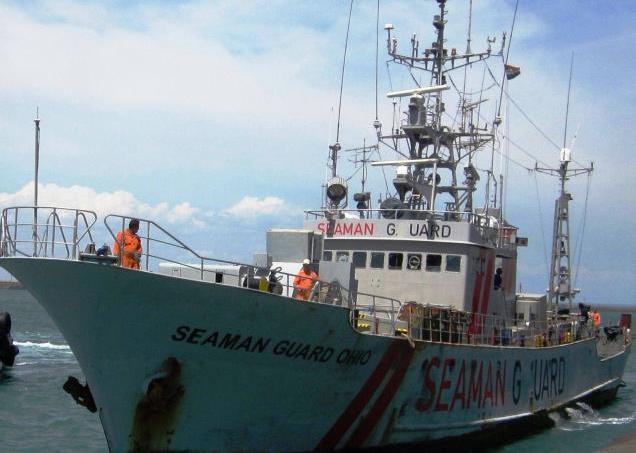 Seaman Guard Ohio at Tuticorin