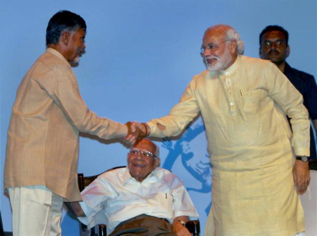 Babu and Modi in Delhi