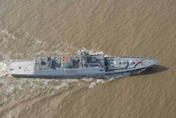 INS Shivalik Arieal View