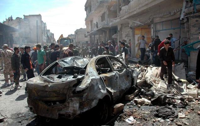 Car bomb explosion in Homs, Syria