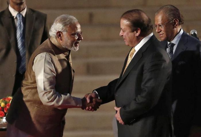 Modi with Sharif
