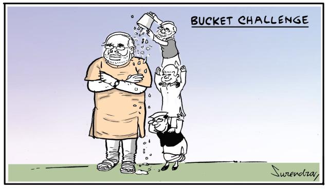 Bucket challenge to Modi