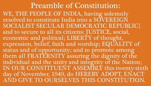 Secularism in constitution