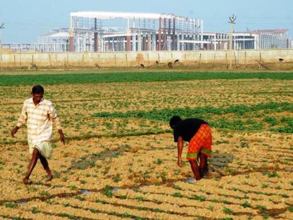 Singur land and abandoned Tata factory