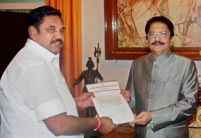 Palanisvami stakes claim